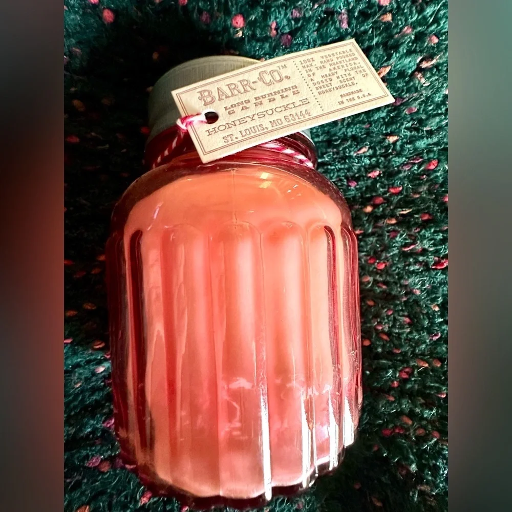🎸Barr-Co. Apothecary🎸🔥NWT🔥Honeysuckle Jar Candle 20 oz.